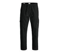 JACK & JONES Pantalon cargo noir, Taille 35-36