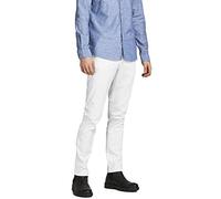 Jack & Jones JPSTMARCO JJBOWIE Noos Pantalon Chino, Blanc, 30W x 32L Homme