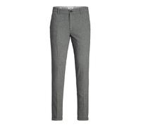 JACK & JONES Jpstmarco Jjhenry Chino Sn Pantalon, Gris chiné/détail : Chevrons, 33W x 32L Homme