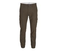 JACK & JONES Jpstmarco Jjjoe Cuffed Cargo Pantalon, Beige foncé, 27W x 32L Homme