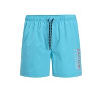 Jack & Jones Jpstmaui Jjswim Double Logo AKM Sn pour Homme, Cyan, S