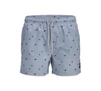 JACK & JONES Jpstmaui Jjswim Mini Stripe AKM Sn, Bleu Ciel, S Hommes