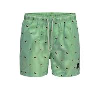 JACK & JONES Jpstmaui Jjswim Mini Stripe AKM Sn pour Homme, Vert été, S