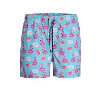 JACK & JONES Jpstmaui Jjswim Novelty AOP AKM Pls, Cyan, 46