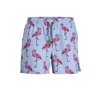 JACK & JONES Jpstmaui Jjswim Novelty AOP AKM Sn, Bleu Ciel, S