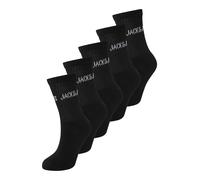 JACK & JONES Jacregen Jnr Noos Lot de 3 paires de chaussettes de tennis pour homme, Noir, 38-43