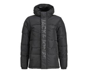 JACK&JONES JUNIOR JCOSPEED Puffer SN MNI Doudoune, Black/Detail:Tone in Tone Logo Chest, 128 Garçon