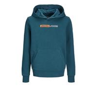 JACK&JONES JUNIOR JJEPLAYER Sweat Hood Noos JNR, Sweatshirt à Capuche Garçon, Deep Teal,