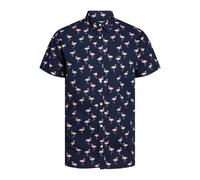 JACK&JONES JUNIOR Jjsunshade AOP SS JNR Chemise pour garçon, Blazer Bleu Marine., 152