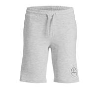 JACK&JONES JUNIOR Jpstswift AUT Sn JNR Short de survêtement, Blanc-Gris, 164 cm Garçon