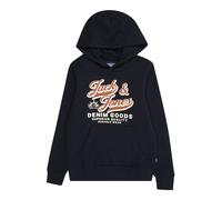 Jack & Jones Junior Sweat écru / bleu nuit / marron, Taille 140