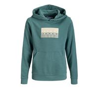 Jack & Jones Sweatshirts à capuche JCOFUSION GRAPHIC SWEAT in Bleu 15 ans
