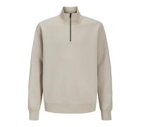 Jack & Jones Sweat-shirt uni Bradley Half-Zip pour garçon Beige clair 176