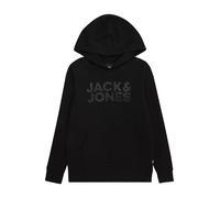 JACK & JONES Jjecorp Logo Sweat Hood Noos Jnr Garçon Sweatshirt à capuche, Noir, 164