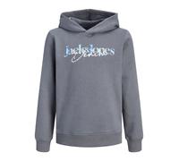 Jack & Jones Junior Sweat 'JJTOM' azur / gris / orange / blanc, Taille 176