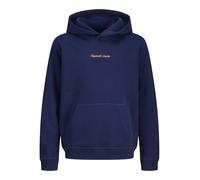Jack & Jones Junior Sweat 'JORNorrebro' bleu foncé / noisette, Taille 152