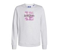 Jack & Jones Junior Sweat 'Lafayette' beige clair / gris chiné / violet clair / noir, Taille 176