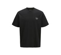 Jack & Jones Junior T-Shirt 'Concrete Globe' beige / noir, Taille 164