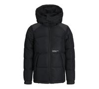 Jack & Jones Junior Veste d’hiver 'Aero' noir / blanc cassé, Taille 140