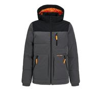 Jack & Jones Junior Veste d’hiver 'JJEOtto' gris / orange clair / noir, Taille 164