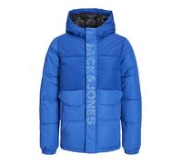 Jack & Jones Junior Veste d’hiver 'Speed' bleu cobalt / bleu roi / bleu clair, Taille 140