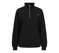 Jack & Jones Jxabbie RLX Ls Half Zip Sweat SWT Noos Maillot de survêtement, Noir/imprimé : Logo Jjxx Blanc, L Femme