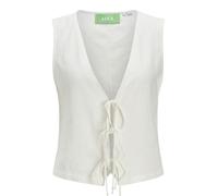 Jack & Jones Jxbreeze Summer SL Vest WVN Haut, Gris Plume/Rayures : Rayures, XS Femmes