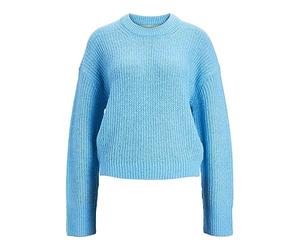Jack & Jones Jxember Fluffy Crew Neck Knit Noos Sweater, Femme, Aquarius, L