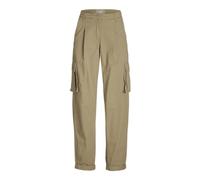 Jack & Jones Jxmaddy RLX Balloon MW Ankle Pant PNT Pantalon pour Femme, Beige, XL
