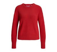 Jack & Jones Jxmila Twist Crew Neck Knit Noos Pull en Tricot, Rouge Fiery, M Femme