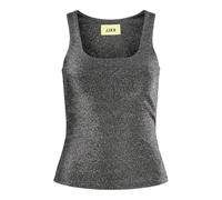Jack & Jones Jxsaga STR SL Haut réversible à Paillettes Débardeur, Noir, XS Femme