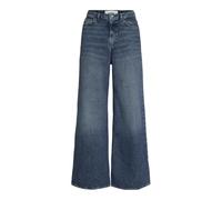 Jack & Jones Jxtokyo Wide Hw R6129 Jeans DNM Noos, Bleu foncé Denim, 30W x 30L Femme