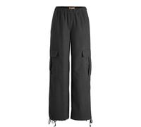 Jack & Jones Jxyoko Cosy Pantalon Cargo PNT, Gris foncé mélangé, XL Femme