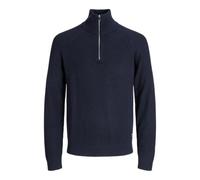 JACK & JONES Knit Half Zip Jjpannel Aw25 Pls Pull en Tricot à Demi-Fermeture Éclair, Sky Captain, 3XL Homme