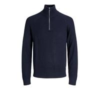 JACK & JONES Knit Half Zip Jjpannel Aw25 Pull en Tricot avec Demi-Fermeture Éclair, Sky Captain, L Homme