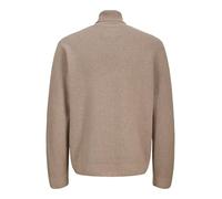 JACK & JONES Knit Roll Neck Jprblamilano Stitch Pull à col roulé, Grège, XS Homme