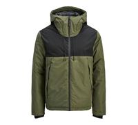 JACK & JONES Light Padded Blocking Jacket Jcounion Veste de Blocage rembourrée légère, Grape Leaf, L Hommes