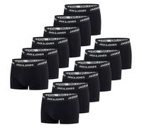JACK & JONES Lot de 12 boxers pour homme Basic Trunks Boxer Stretch Sous-vêtements Style rétro Coton Tailles S M L XL XXL 3XL 4XL 5XL 6XL 7XL 8XL, 6XL
