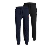 JACK & JONES Lot de 2 pantalons de survêtement Gordon Shark pour homme, M