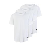 JACK & JONES Lot de 3 t-shirts pour homme, coupe régulière, manches courtes, en 100% coton bio, imprimés basiques d'été, col rond, noir, blanc, beige, vert, gris, tailles S, M, L, XL, XXL, 3XL, XL