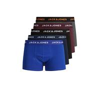 Jack & Jones Lot de 5 boxers pour homme en jersey stretch basique multicolore XXL