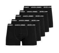 JACK & JONES Lot de 5 boxers pour homme - Sous-vêtements doux et respirants pour homme (S à 2XL), Noir , M