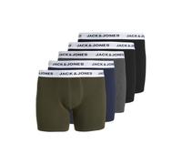 JACK & JONES Lot de 5 boxeurs sous-vêtements, multicolore, 6XL/taille grand