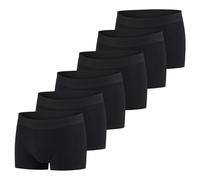 JACK & JONES Lot de 6 boxers pour homme, en coton, extensibles, style rétro, noir/rouge/vert/bleu/gris, tailles S/M/L/XL/XXL/3XL/4XL/5XL/6XL/7XL/8XL, M