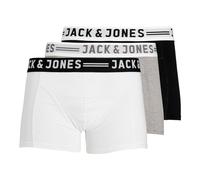 JACK & JONES Lot de 7 Shorts pour Homme, Gris Clair mélangé/Noir/Blanc, M