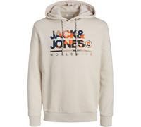 Jack & Jones Luke Sweat Hood Beige - Grand S