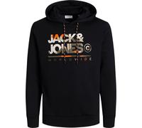 Jack & Jones Luke Sweat Hood Noir - Grand L