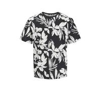 JACK & JONES Jjejeff Resort AOP Tee SS Sn Short en Jean, Noir, M Homme