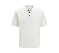 JACK & JONES Male Einfarbig Poloshirt Jprcccooper Polo en Tricot SS Sn, Cloud Dancer, M Hommes