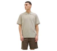 JACK & JONES Zip Jjeaustin Polo zippé SS Sn, Beige Clair, XL Hommes